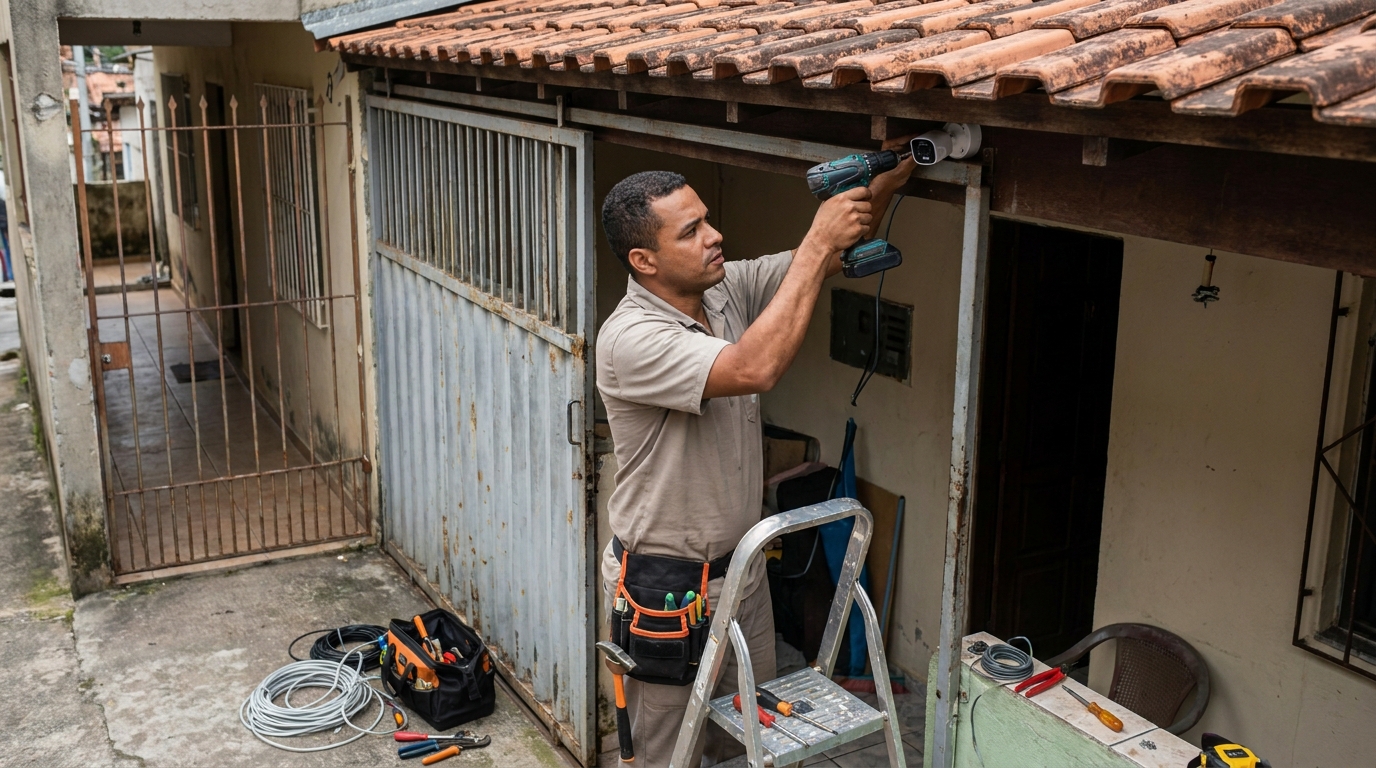 Instalação de Câmera Residencial em Vitória da Conquista‑BA