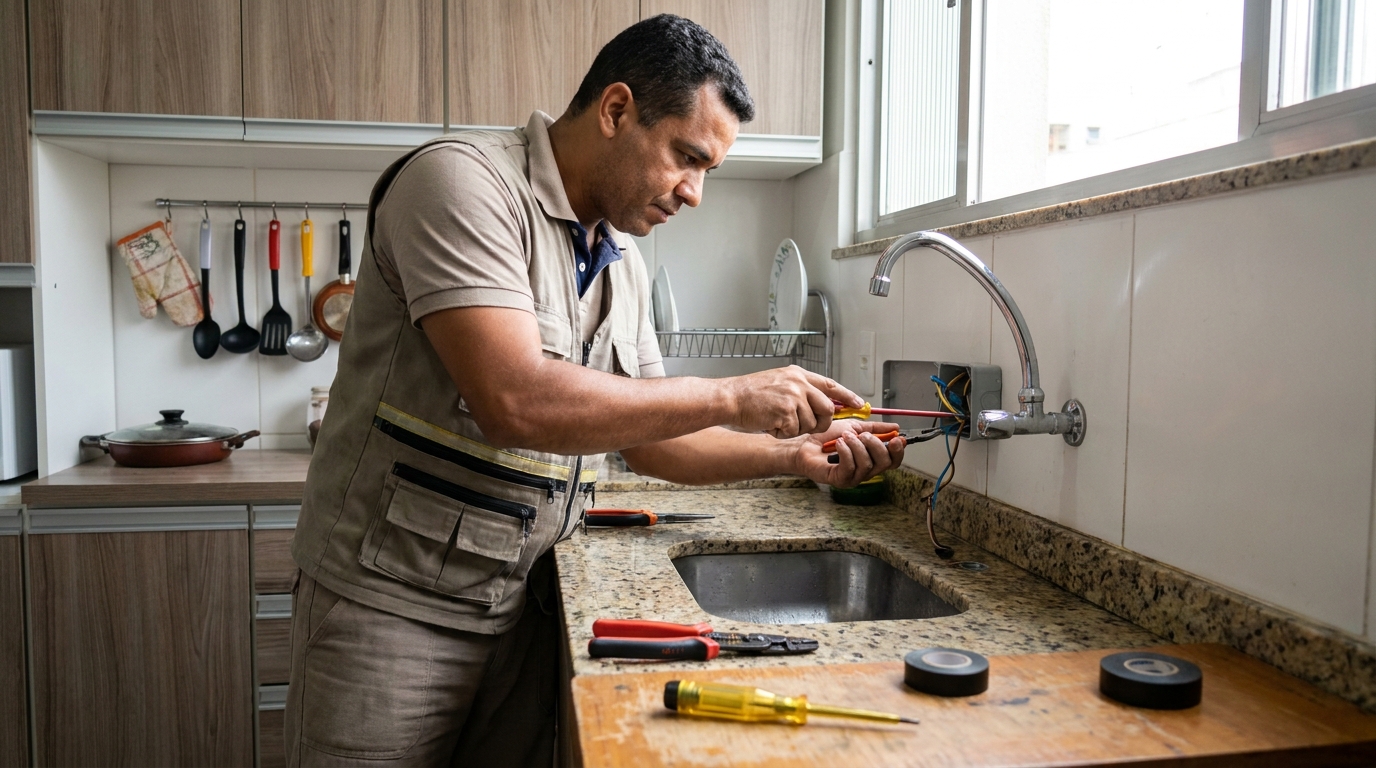 Instalação em Cozinha ou Área Gourmet em Vitória da Conquista‑BA